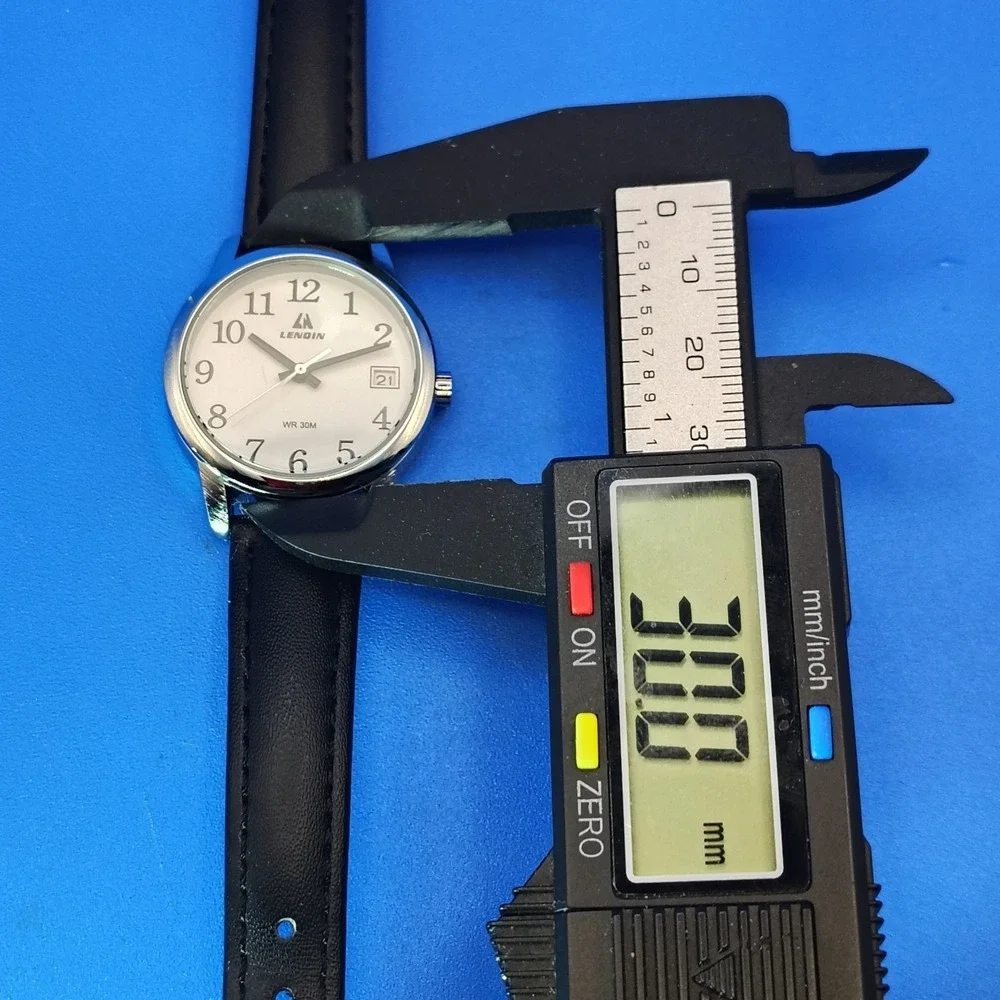 Vintage 2010 Lenqin L013 Date 30mm Women's Quartz Watch Fully Restored